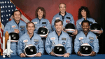 The crew of the space shuttle Challenger