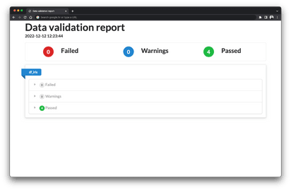 Image 3 - data.validator report in HTML format