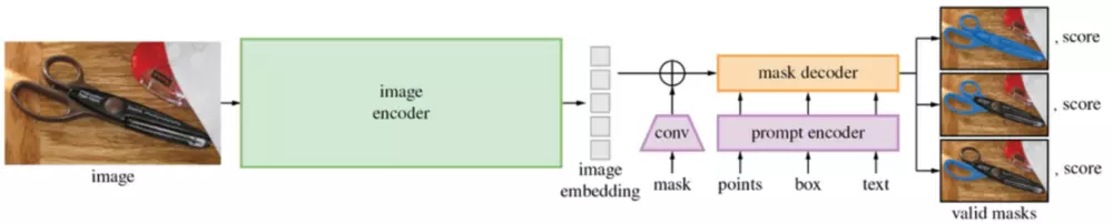image segmentation model SAM from Meta's FAIR lab