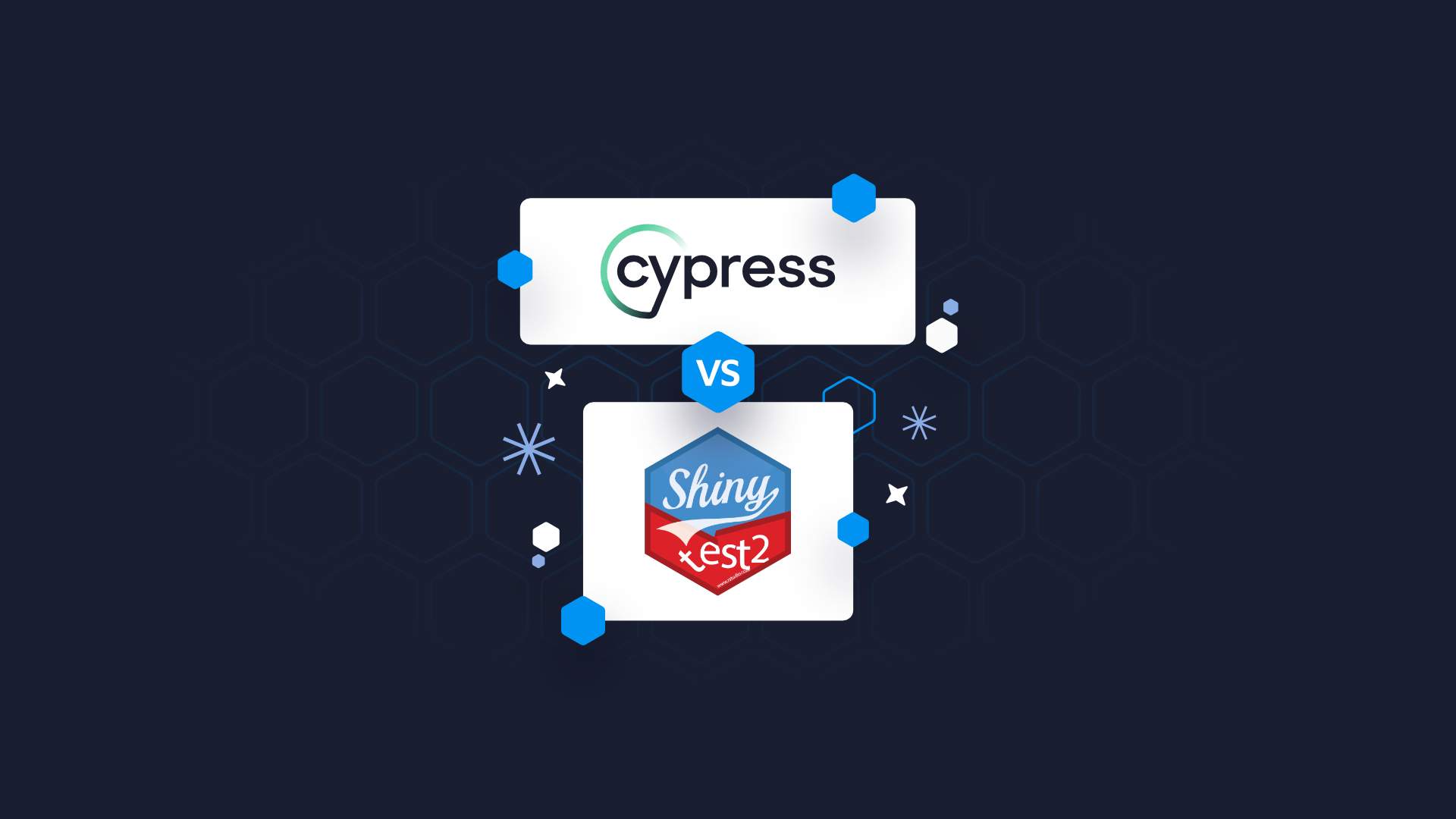 Cypress vs shinytest2 for End to End (E2E) testing Shiny apps blog banner