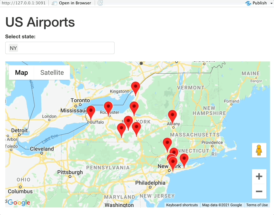 Image 9 - US Airports R Shiny dashboard