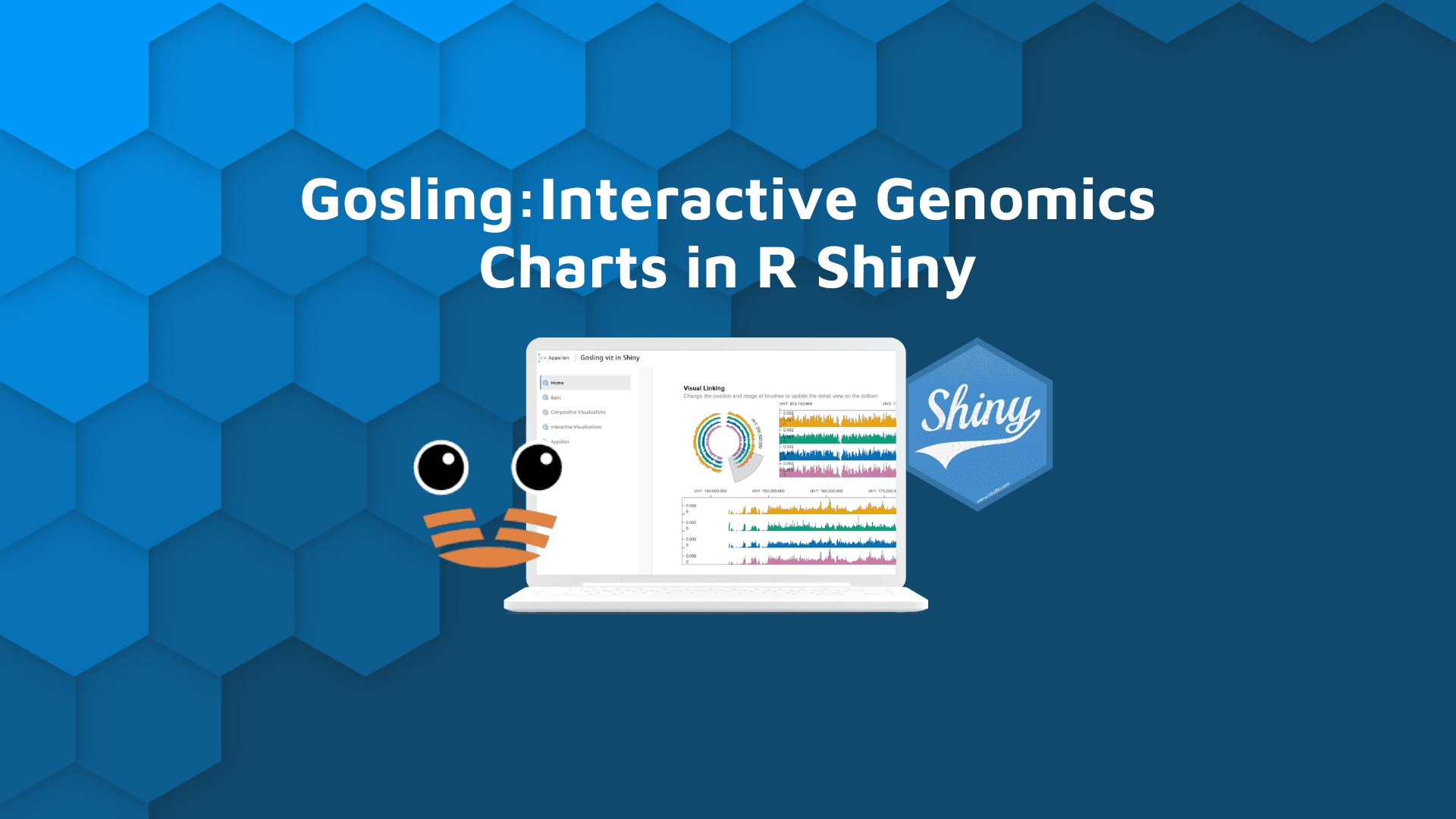shiny.gosling R Shiny Genomics Visualization Package R Shiny Blog Banner
