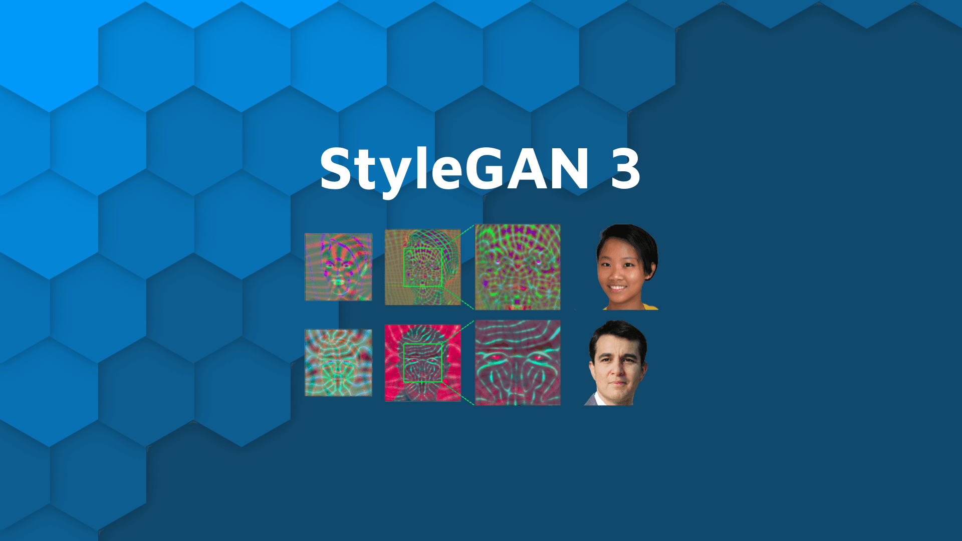 'styleGAN 3' with sample images