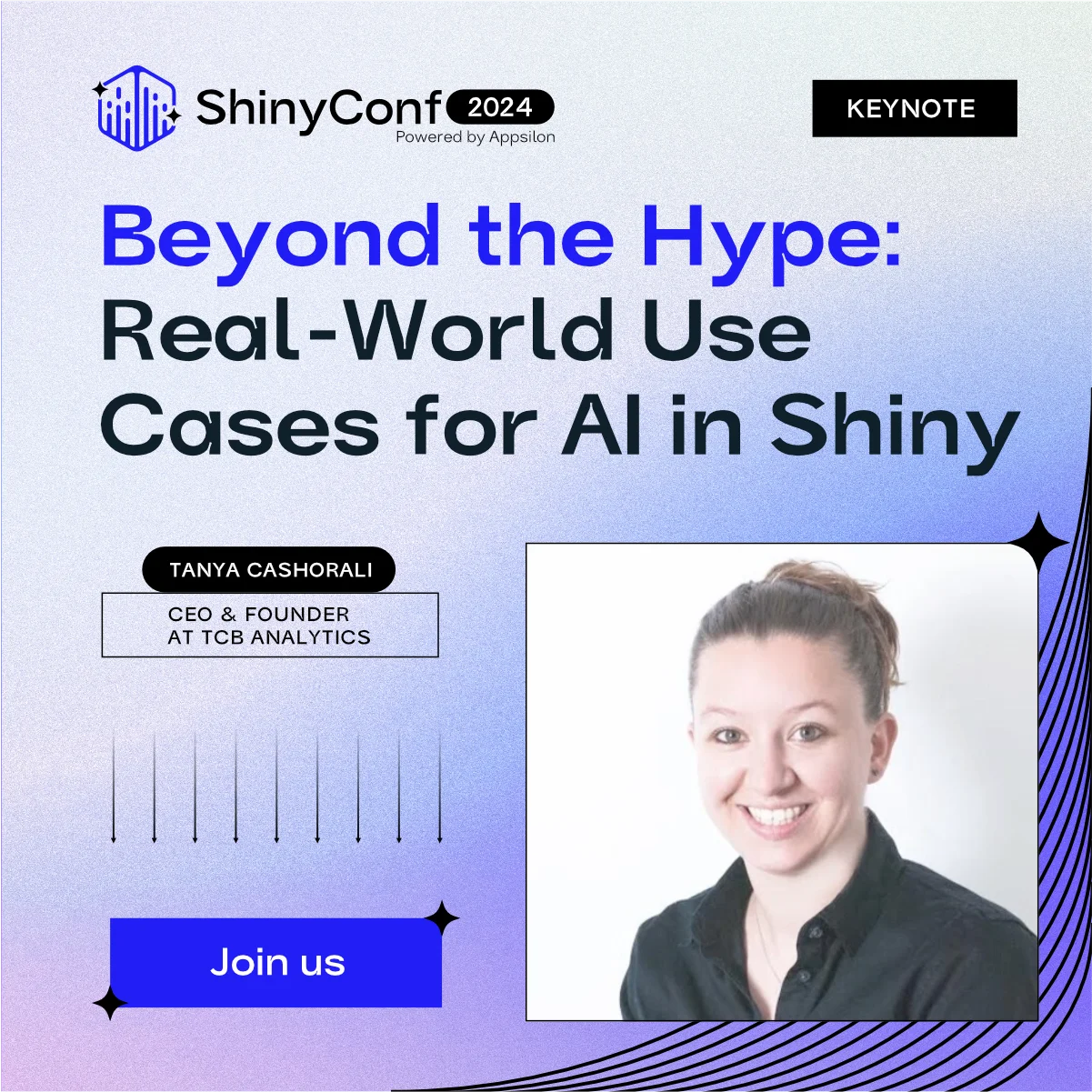 Tanya Cashorali - Beyond the Hype: Real-World Use Cases for AI in Shiny