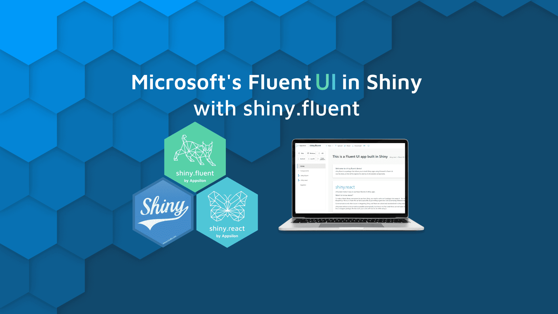 Microsoft's Fluent UI ported to Shiny with shiny.fluent and shiny.react