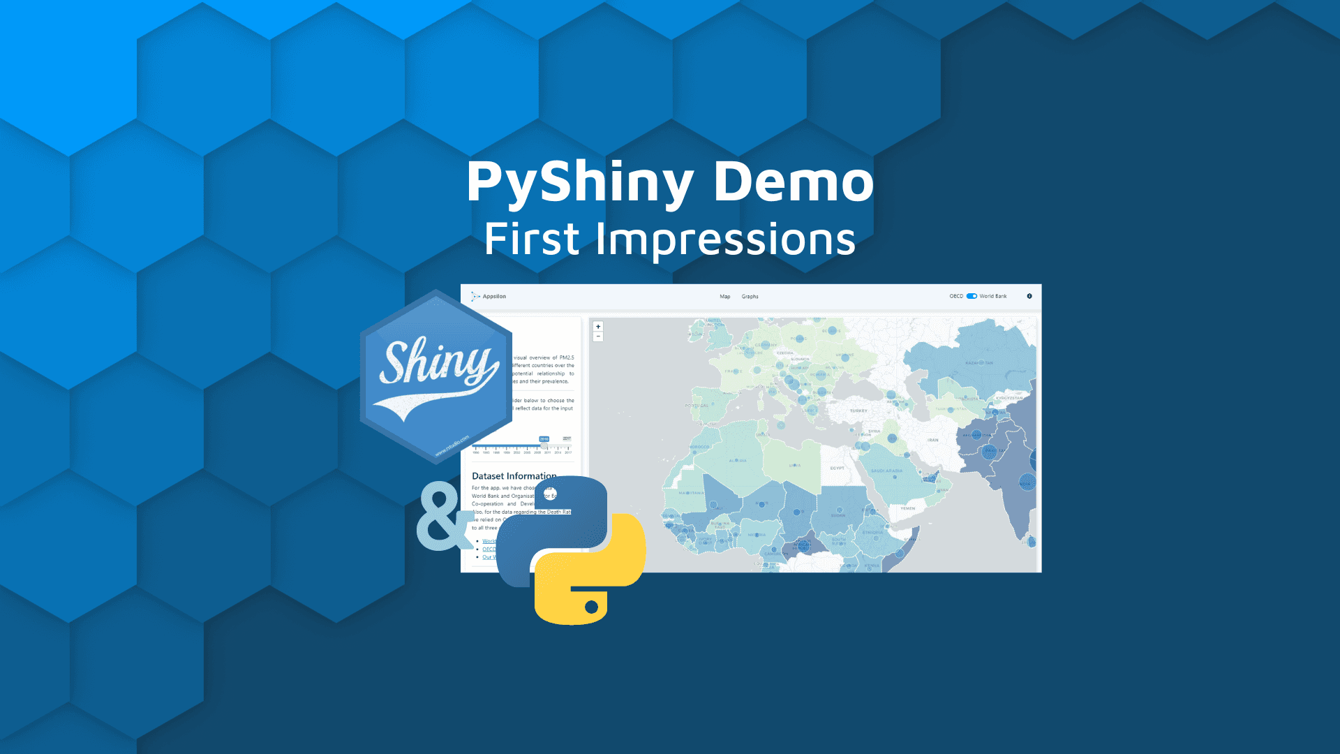 Appsilon's PyShiny demo (Python for Shiny example) blog banner
