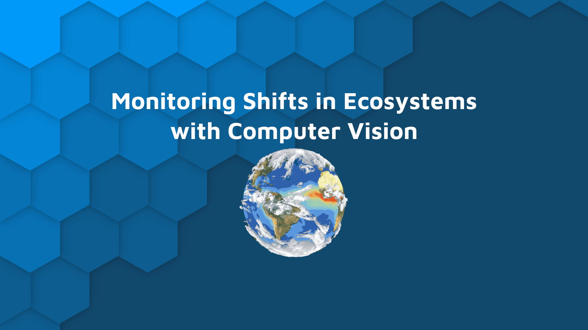 'monitoring shifts in ecosystems with computer vision' blog hero banner