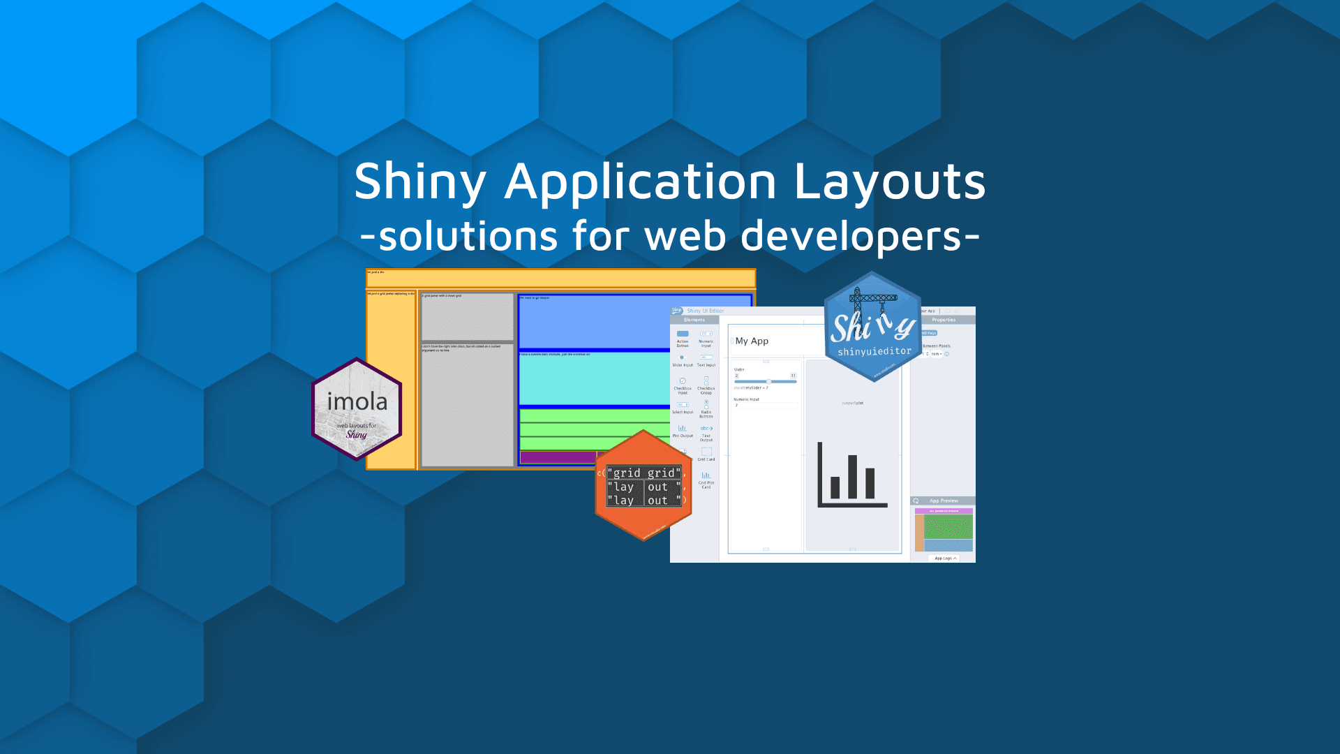 Shiny App Layouts solutions for web developers blog banner